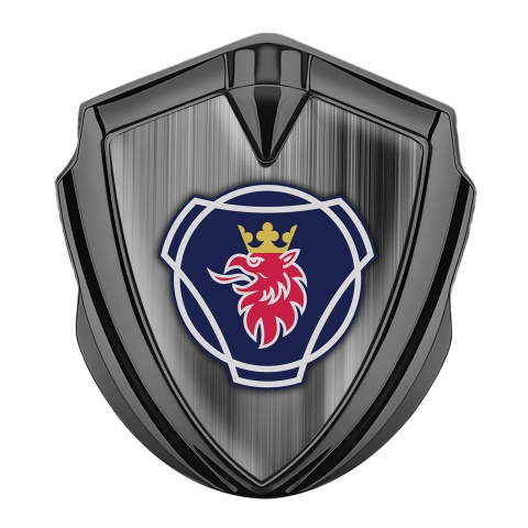 Scania Emblem Ornament Graphite Grey Gradient  Griffin Logo Variant