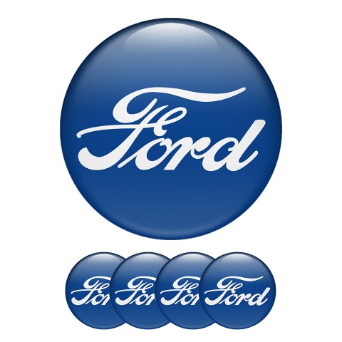 Ford Domed Stickers Wheel Center Cap Rs tuning