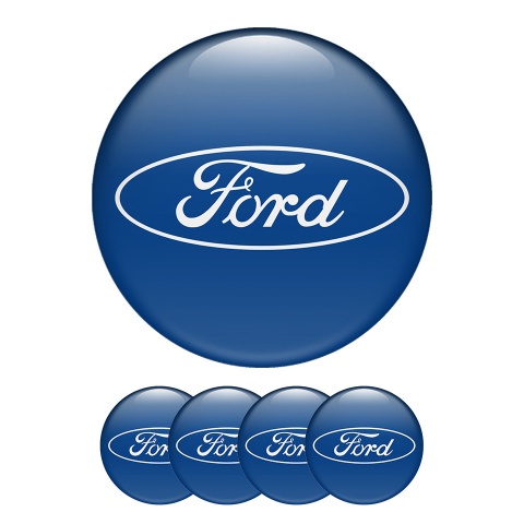 Ford Center Hub Dome Stickers Classic Logo