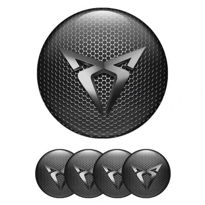 Seat Cupra Wheel Emblem for Center Caps Metal Grate Metallic Logo