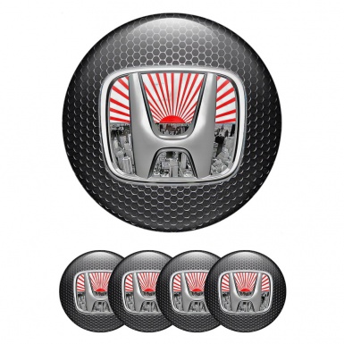 Honda Wheel Emblem for Center Caps Metallic Mesh Tokyo Skyline Edition