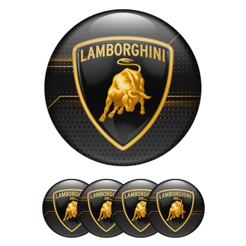 Lamborghini Emblem Silicone for Wheel Center Caps Modern Style