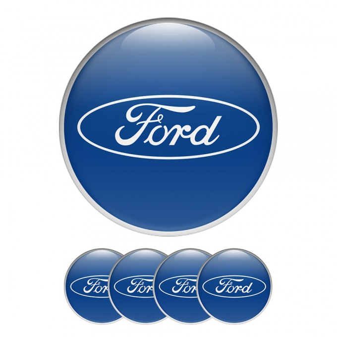 Ford Wheel Center Caps Emblem Classic Style 