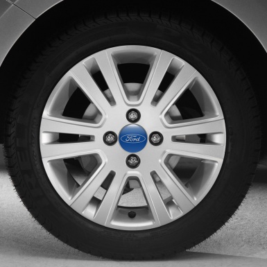 Ford Sticker Wheel Center Hub Cap Blue Line