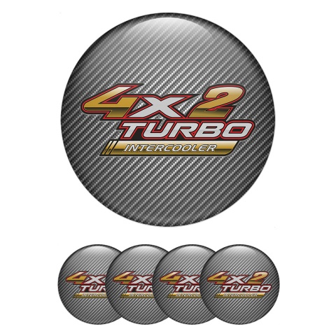 Toyota Emblems for Center Wheel Caps Light Carbon Copper Logo Turbo Model