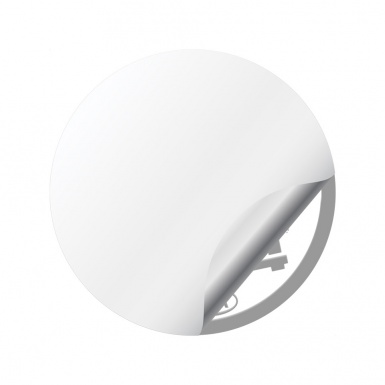 OFFROAD Center Caps Wheel Emblem Black Ring White Adventure Motif