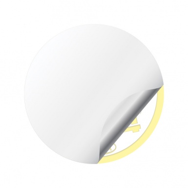 OFFROAD Emblem for Wheel Center Caps Yellow Ring White Logo Theme