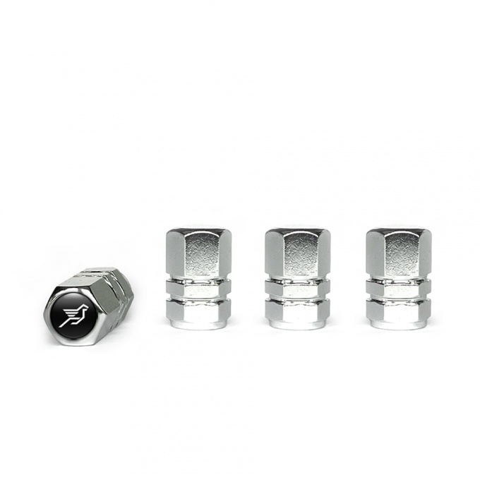 Hamann Valve Caps Chrome 4 pcs Classic Logo