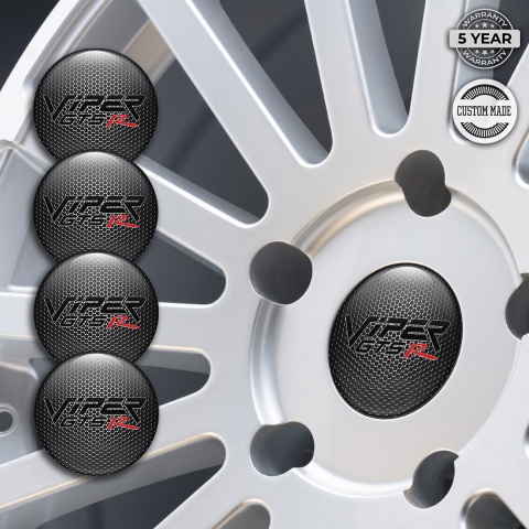 Dodge Viper Emblem for Wheel Center Caps Metal Grate GTSR Variant