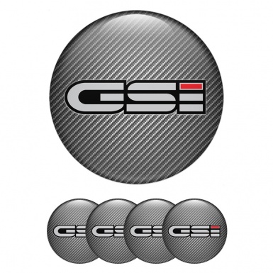 Opel GSI Wheel Stickers for Center Caps Carbon Fiber Ashy Logo Edition