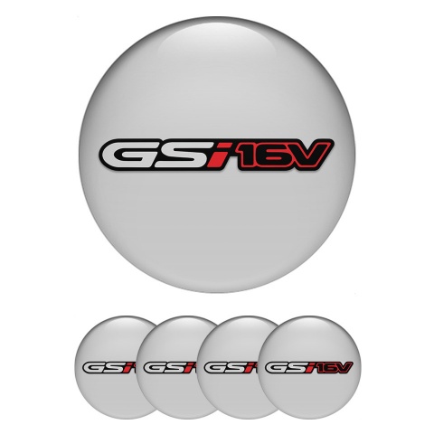 Opel GSI Center Caps Wheel Emblem Grey Background 16v Edition