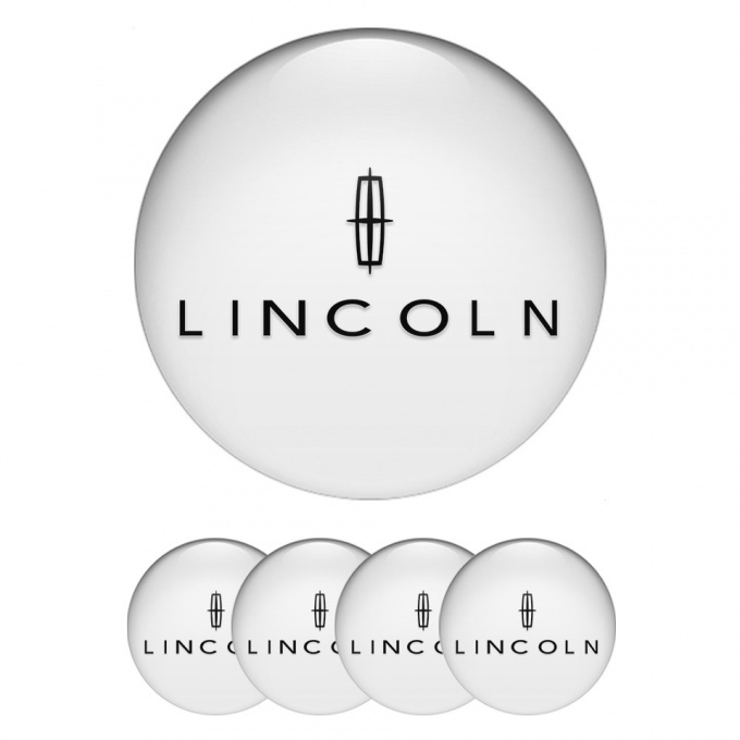Lincoln Center Caps Wheel Emblem White Print Dark Star Logo Design