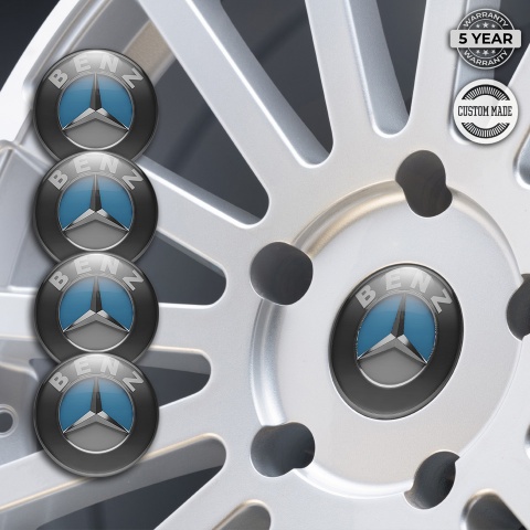 Mercedes Wheel Emblem for Center Caps Multicolor 3d Logo Edition