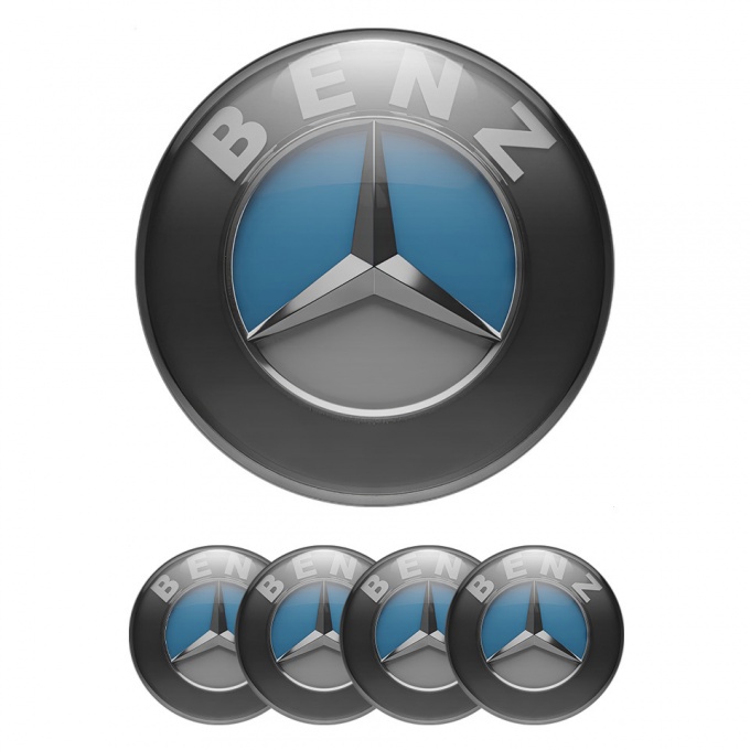 Mercedes Wheel Emblem for Center Caps Multicolor 3d Logo Edition