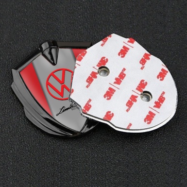 VW Emblem Ornament Graphite Red Sides Limited Edition Design