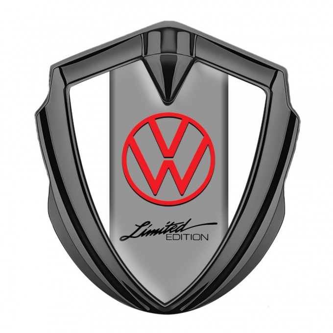 VW Bodyside Domed Emblem Graphite White Sides Limited Edition Motif