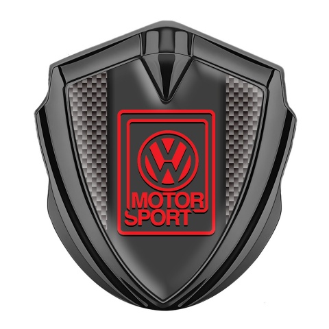 VW Bodyside Domed Emblem Graphite Brown Carbon Motorsport Edition