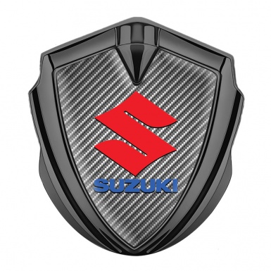 Suzuki Emblem Fender Badge Graphite Light Carbon Crimson Logo Variant