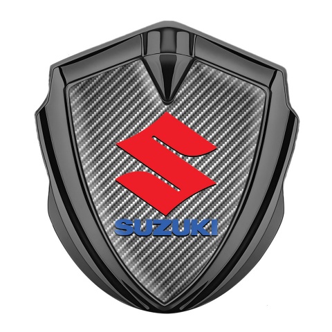 Suzuki Emblem Fender Badge Graphite Light Carbon Crimson Logo Variant