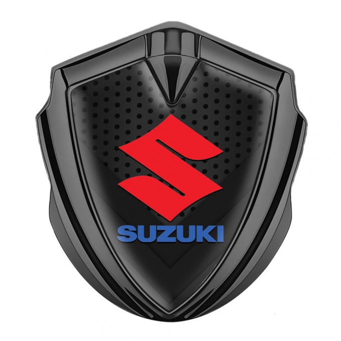 Suzuki Emblem Ornament Graphite Dark Pattern Crimson Logo Edition