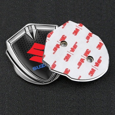 Suzuki Emblem Ornament Silver Dark Pattern Crimson Logo Edition