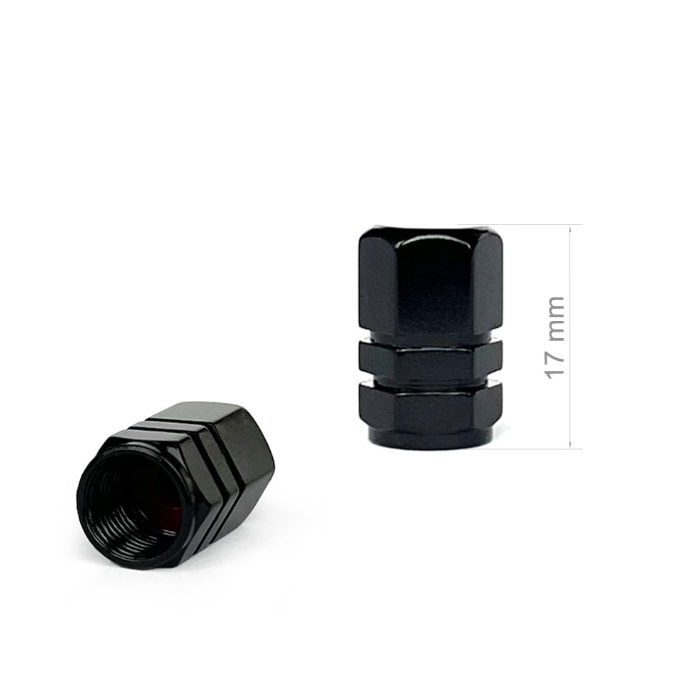 OZ Valve Steam Caps Black 4 pcs Yellow Racing Logo | Valve Caps ...