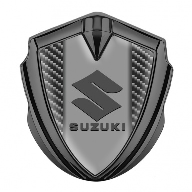 Suzuki Emblem Ornament Graphite Black Carbon Grey Logo Design