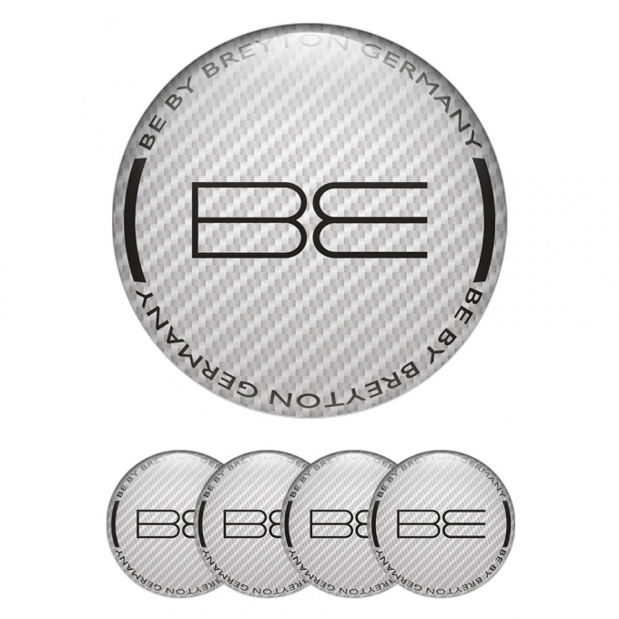 Breyton Wheel Emblem for Center Caps Light Carbon Edition