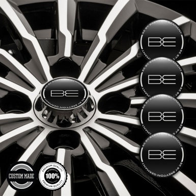 Breyton Emblems for Wheel Center Caps Black Edition