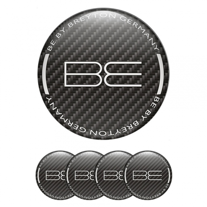Breyton Silicone Emblems for Wheel Center Caps Carbon Edition