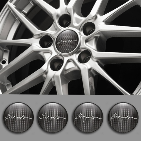 Breyton Emblems for Wheel Center Caps Mesh Logo Edition