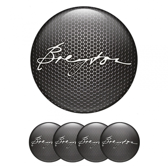 Breyton Emblems for Wheel Center Caps Mesh Logo Edition