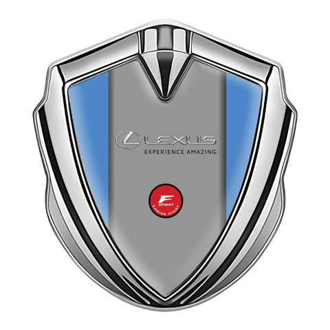 Lexus Emblem Ornament Silver Ice Blue Motif F Sport Edition