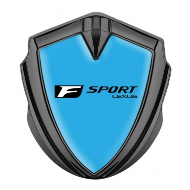 Lexus Bodyside Emblem Self Adhesive Graphite Sky Blue Black F Edition