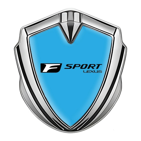 Lexus Bodyside Emblem Self Adhesive Silver Sky Blue Black F Edition