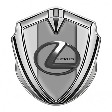 Lexus Emblem Trunk Badge Silver Moon Dust Grey Dark Steel Logo