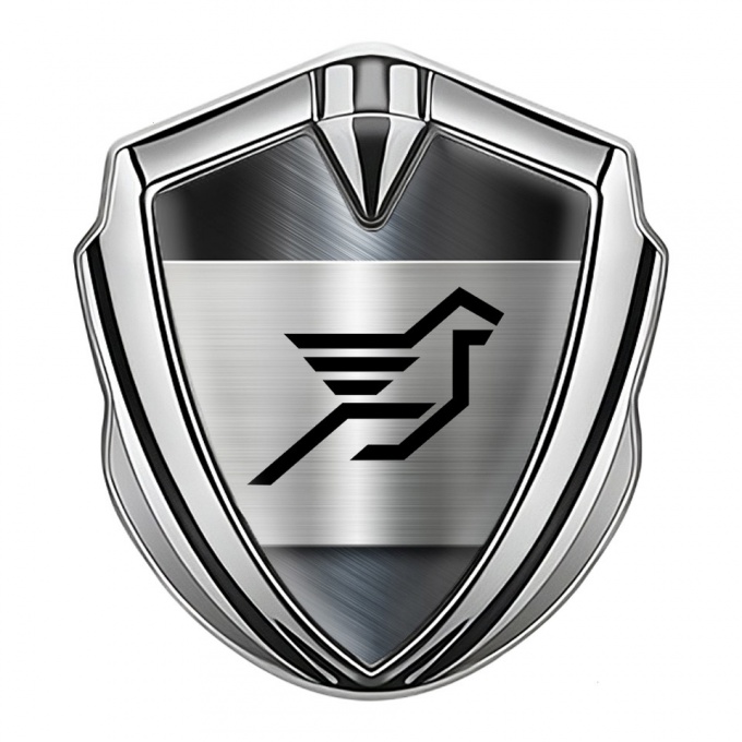 Hamann 3d Emblem Badge Silver Steel Panel Pegasus Logo Design