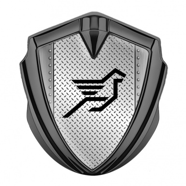 Hamann Silicon Emblem Graphite Light Treadplate Pegasus Logo Design