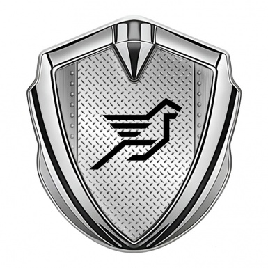 Hamann Silicon Emblem Silver Light Treadplate Pegasus Logo Design