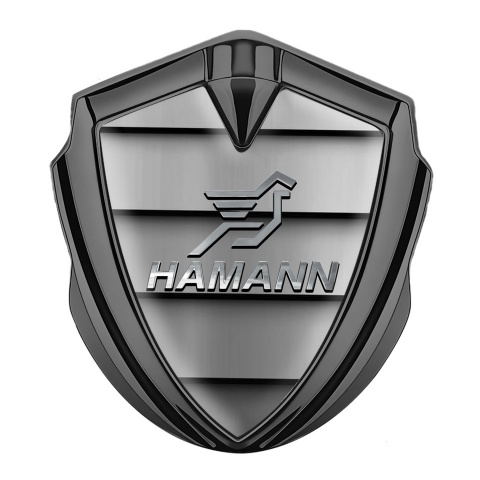 Hamann Emblem Abzeichen Graphit Tonfarbe Auto Gitter Effekt 