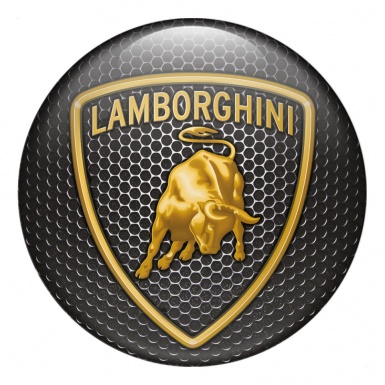 Lamborghini Silicone Emblems for Center Caps Mesh Edition