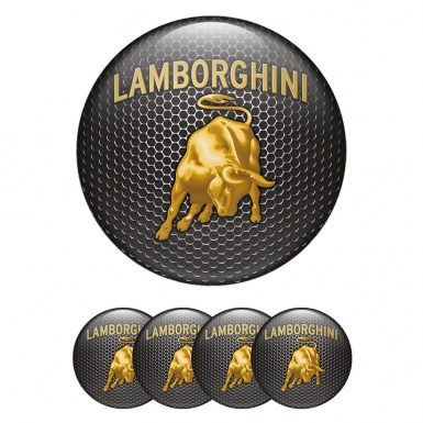 Lamborghini Emblems for Wheel Center Caps Mesh Design