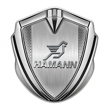 Hamann Emblem Aufkleber Autozubehor Silbertonfarbe Netz Mit Stahl Panel auflage