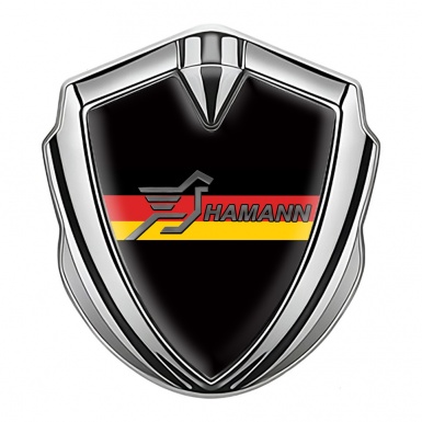 Hamann Silicon Emblem Silver Pure Black Germany Flag Edition