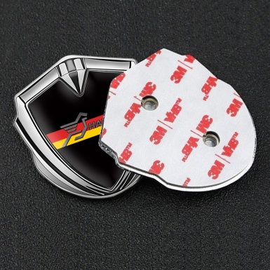 Hamann Emblem Aufkleber Autozubehor Silbertonfarbe Schwarz Basis Deutsche Flagge Stil