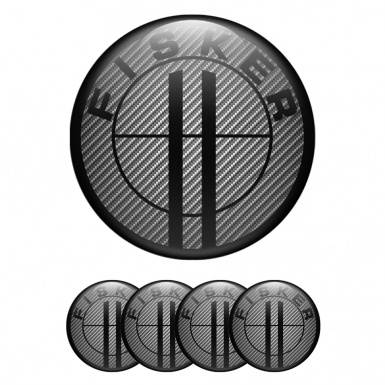 Karma Fisker Emblem for Wheel Center Caps Carbon Edition