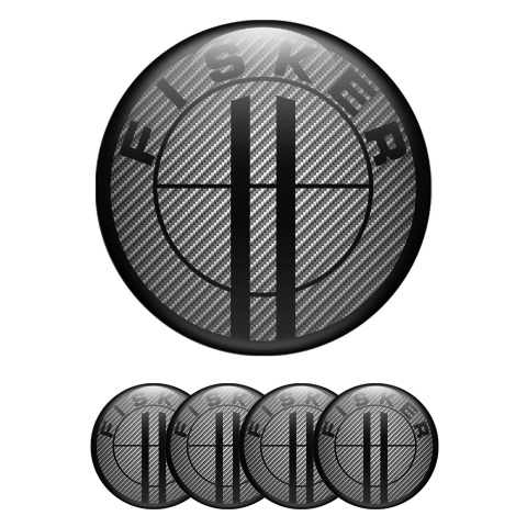Karma Fisker Emblem for Wheel Center Caps Carbon Edition