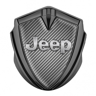 Jeep Emblem Aufkleber Autozubehor Graphit Tonfarbe Grau Carbon Design 