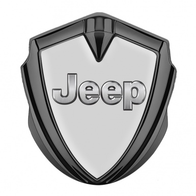 Jeep Seitenflugel Emblem Aufkleber Graphit Tonfarbe Grau Design 