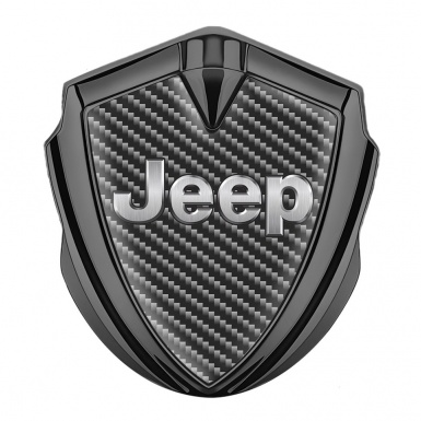 Jeep Emblem Abzeichen Graphit Tonfarbe Dunkles Carbon Design 